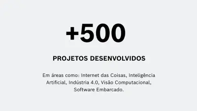 +500 PROJETOS DESENVOLVIDOS