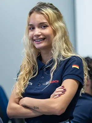Nicolly, estuda e trabalha na Digital Talent Academy