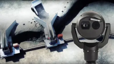 sistema de monitoramento camera MIC processo de trituração dos minérios processo de britagem