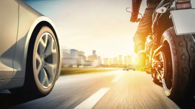 Mobilidade urbana moto cidade
